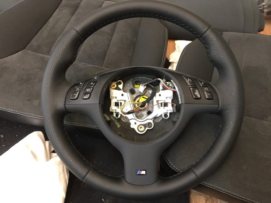 Перетяжка руля авто