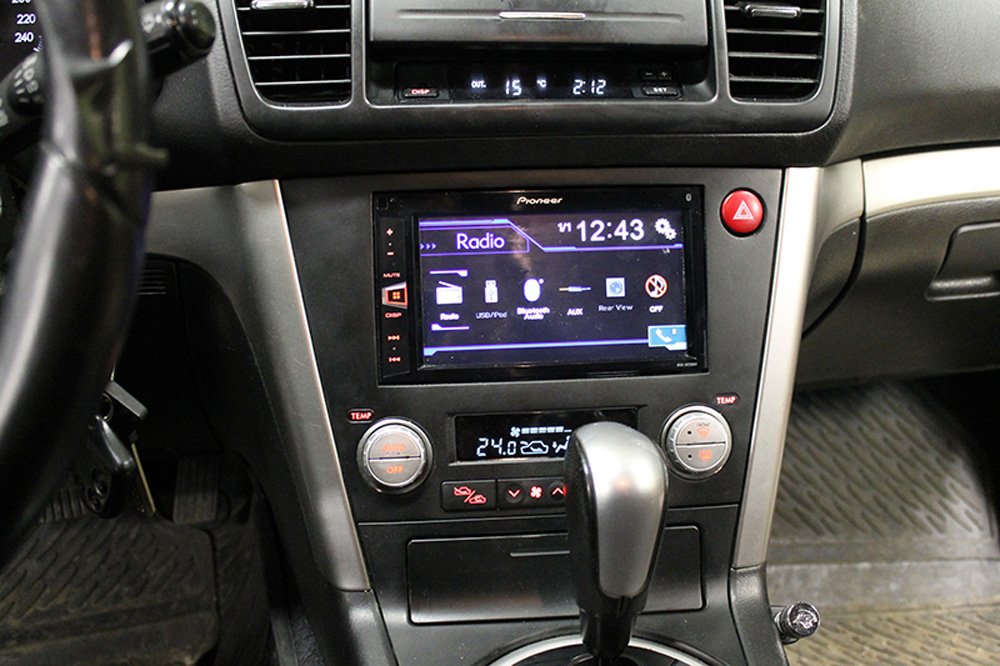 Установка автомагнитолы в Subaru Outback