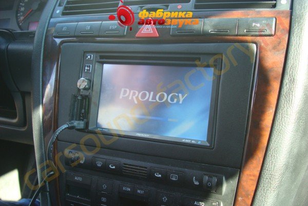 установка магнитолы и изготовление переходной рамки Prology Audi A8