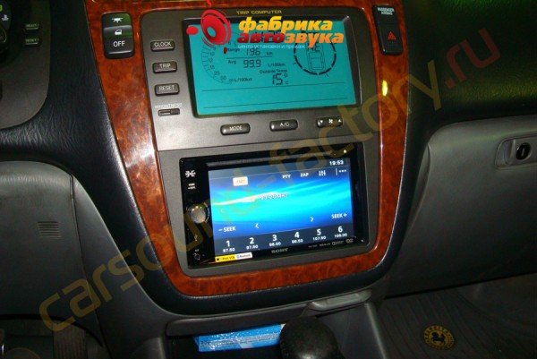 инсталляция магнитолы Sony XAV-68BT Sony XAV-68BT Acura MDX