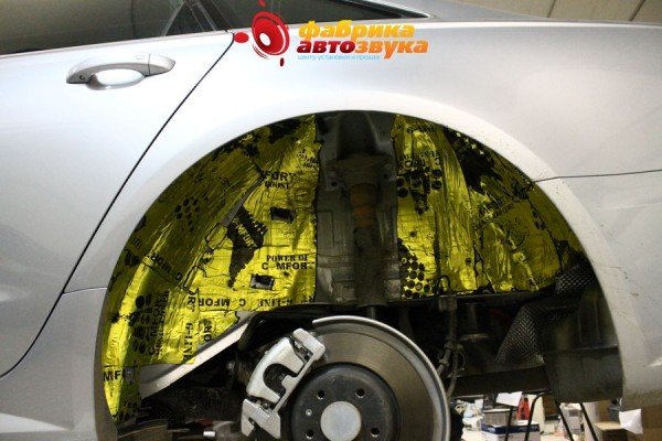 шумоизоляция арок авто Комфорт Audi A6 2015