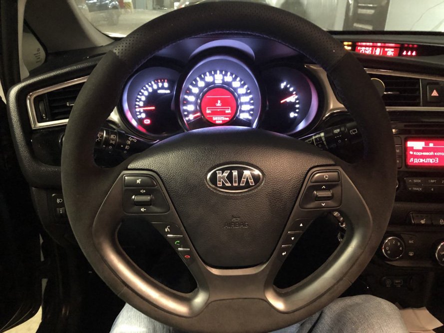 Перетяжка руля автомобиля Kia