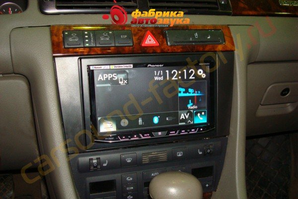 установка автомагнитолы Pioneer AVH-X8600BT Pioneer AVH-X8600BT Audi Allroad