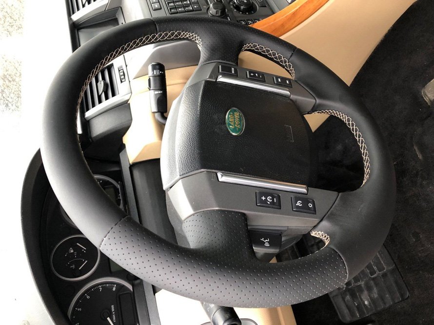Перешив руля автомобиля Land Rover
