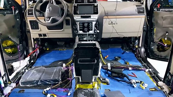 Полная шумоизоляция Toyota Land Cruiser Prado 150 (Тойота Прадо) | Обзор работы | Цена и сроки