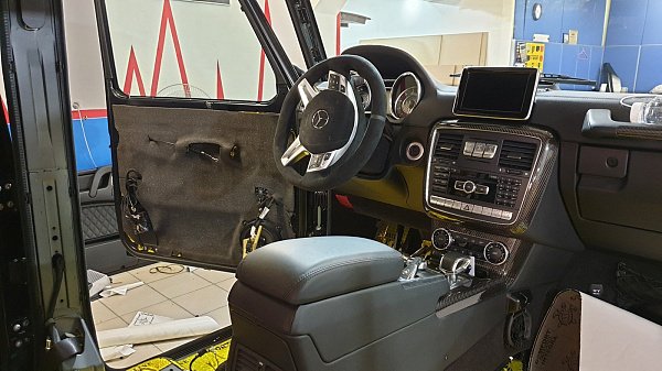 Полная шумоизоляция Mercedes G-класс W463 (Мерседес) | Обзор работы | Цена и сроки